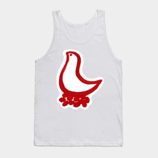 Little bird and red eggs (cut-out) Tank Top